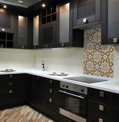 Tink Kendinden Yapışkanlı Yeşil Yıldız Metraj Desenli Pvc Karo Kaplama