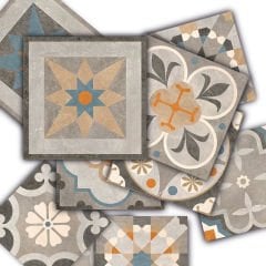 Tink Self Adhesive Apricot Patterned PVC Tile Coating