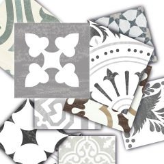 Tink Self Adhesive English Patterned PVC Tile Covering