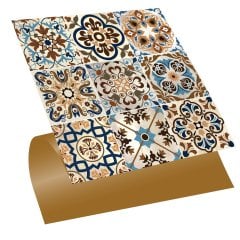 Tink Self Adhesive PVC Coating Moroccan 019 Patterned 30x30 cm