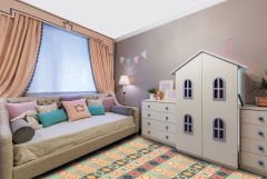 Tink Kendinden Yapışkanlı Mandala Desenli Pvc Karo Kaplama