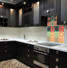 Tink Kendinden Yapışkanlı Mandala Desenli Pvc Karo Kaplama