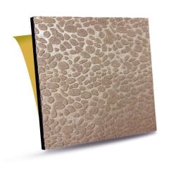 Tink Kendinden Yapışkanlı Keçe Akustik Ses ve Isı Yalıtım Paneli Bej 41x41 cm