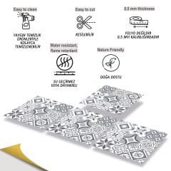 Tink Kendinden Yapışkanlı Pvc Kaplama Geometrik 019 30x30 cm