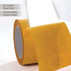Tink Güçlü Yapışkanlı Çift Taraflı Opak Bant 80 MM X 100 M