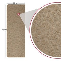 Tink Yapışkanlı Kaydırmaz Yıkanabilir Keçe Merdiven Basamak Halısı Devetüyü 22x75 cm