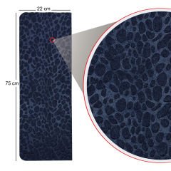 Tink Yapışkanlı Kaydırmaz Yıkanabilir Keçe Merdiven Basamak Halısı Lacivert 22x75 cm