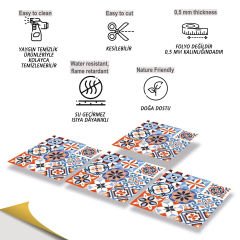 Tink Kendinden Yapışkanlı Pvc Kaplama Meksika 019 30x30 cm 1 m2 (11 Adet)