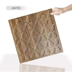 Tink 3D Embossed Living Room Patterned PVC Wall Panel 41x41 cm / 6 Pieces / 1 m²
