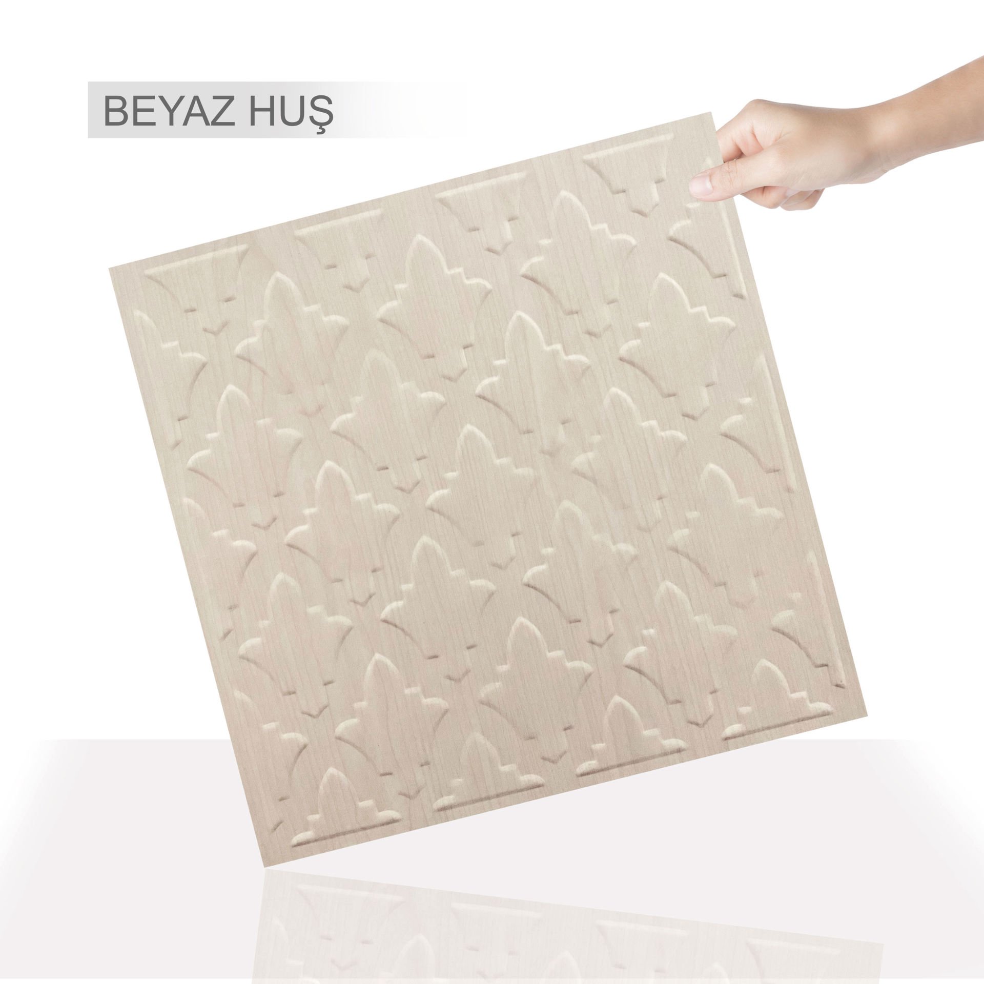 Tink 3D Duvar Paneli Kabartmalı Salon Desenli Pvc 41x41 cm/ 6 Adet /1 m²