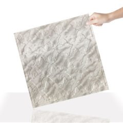 Tink 3D Duvar Paneli Kabartmalı Salon Desenli Pvc 41x41 cm/ 6 Adet /1 m² Mermer Desenli