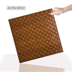 Tink 3D Kabartmalı Puantiye Desen PVC Duvar ve Zemin Paneli 41x41 cm/ 6 Adet /1 m²