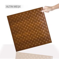 Tink 3D Duvar ve Zemin Paneli Kabartmalı Puantiye Desen Pvc 41x41 cm/ 6 Adet /1 m²