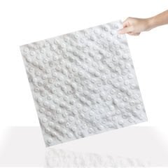 Tink 3D Duvar ve Zemin Paneli Kabartmalı Puantiye Desen Pvc 41x41 cm/ 6 Adet /1 m² Mermer Desenli