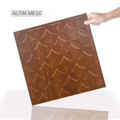 Tink 3D Duvar Paneli Kabartmalı Retro Desen Pvc 41x41 cm/ 6 Adet /1 m²