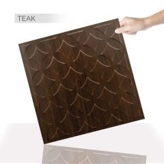 Tink Kendinden Yapışkanlı 3D Duvar Paneli Kabartmalı Retro Desen Pvc 41x41 cm/ 6 Adet /1 m²