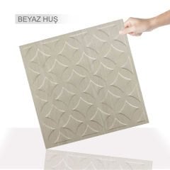 Tink 3D Duvar Paneli Kabartmalı Retro Desen Pvc 41x41 cm/ 6 Adet /1 m²