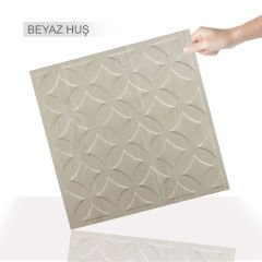 Tink 3D Duvar Paneli Kabartmalı Retro Desen Pvc 41x41 cm/ 6 Adet /1 m²