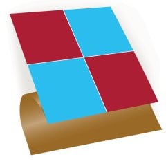 Tink Kendinden Yapışkanlı Düz Renk 30x30 cm Pvc Yer Duvar Karoları