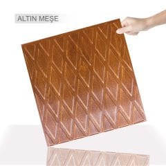 Tink 3D Embossed Diamond Pattern PVC Wall Panel 41x41 cm / 6 Pieces / 1 m²