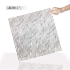 Tink 3D Embossed Diamond Pattern PVC Wall Panel 41x41 cm / 6 Pieces / 1 m²