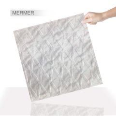 Tink 3D Duvar Paneli Kabartmalı Baklava Desen Pvc 41x41 cm/ 6 Adet /1 m²