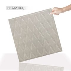 Tink 3D Embossed Diamond Pattern PVC Wall Panel 41x41 cm / 6 Pieces / 1 m²