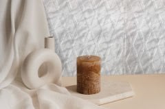 Tink 3D Duvar Paneli Kabartmalı Baklava Desen Pvc 41x41 cm/ 6 Adet /1 m² Mermer Desenli