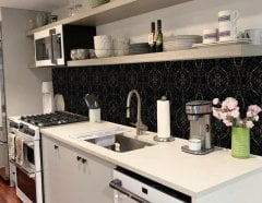 Tink Kendinden Yapışkanlı Mermer Desenli Pvc Karo 001 30x30 cm 0,36 m2 (4 Adet)