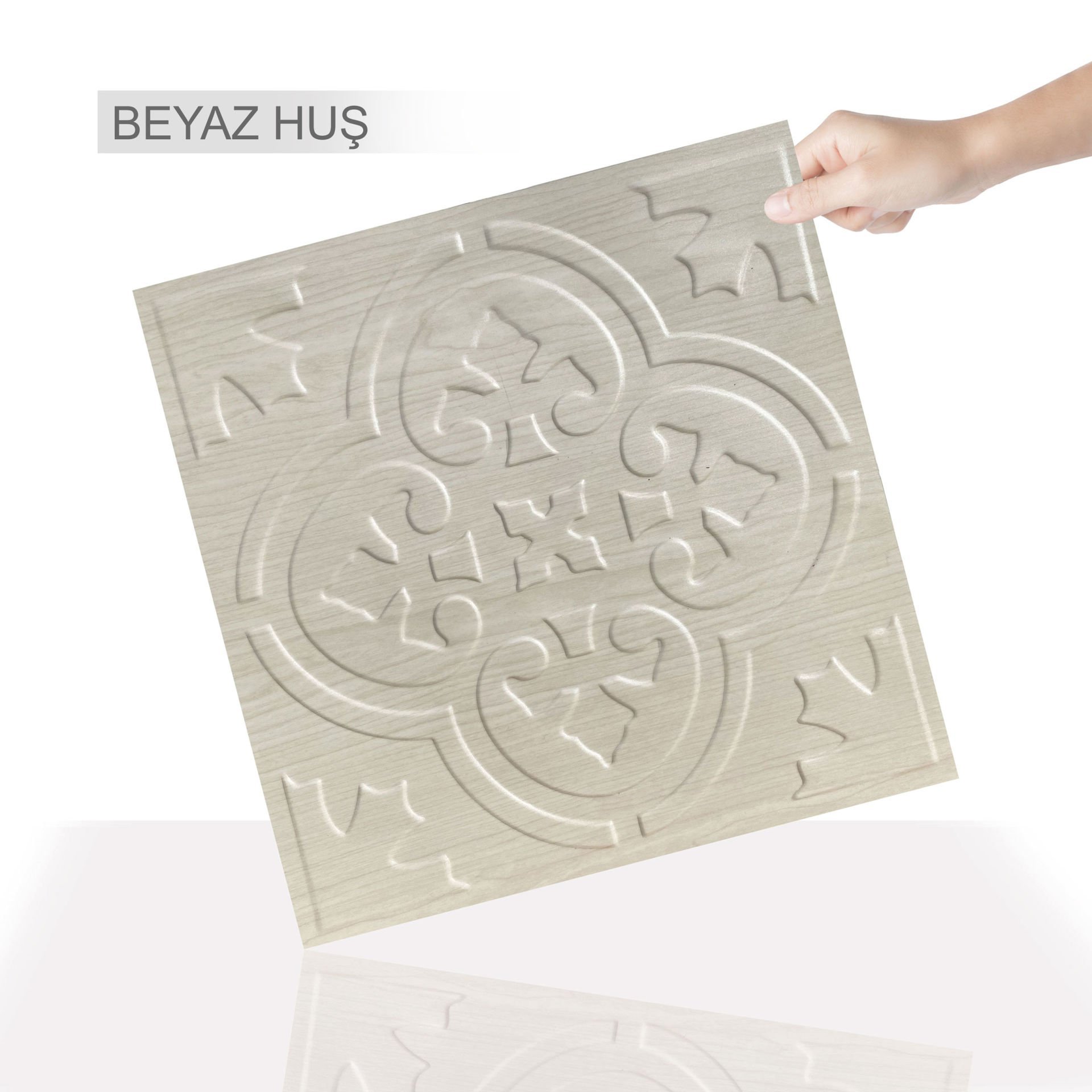 Tink 3 Boyutlu Duvar Paneli Kabartmalı Solo Desen Pvc  41x41 cm/ 6 Adet /1 m²