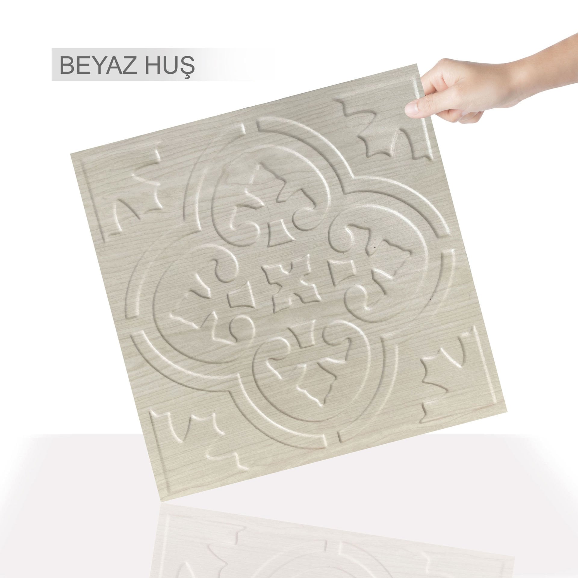 Tink 3 Boyutlu Duvar Paneli Kabartmalı Solo Desen Pvc  41x41 cm/ 6 Adet /1 m²
