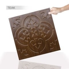 Tink 3 Boyutlu Duvar Paneli Kabartmalı Solo Desen Pvc  41x41 cm/ 6 Adet /1 m²