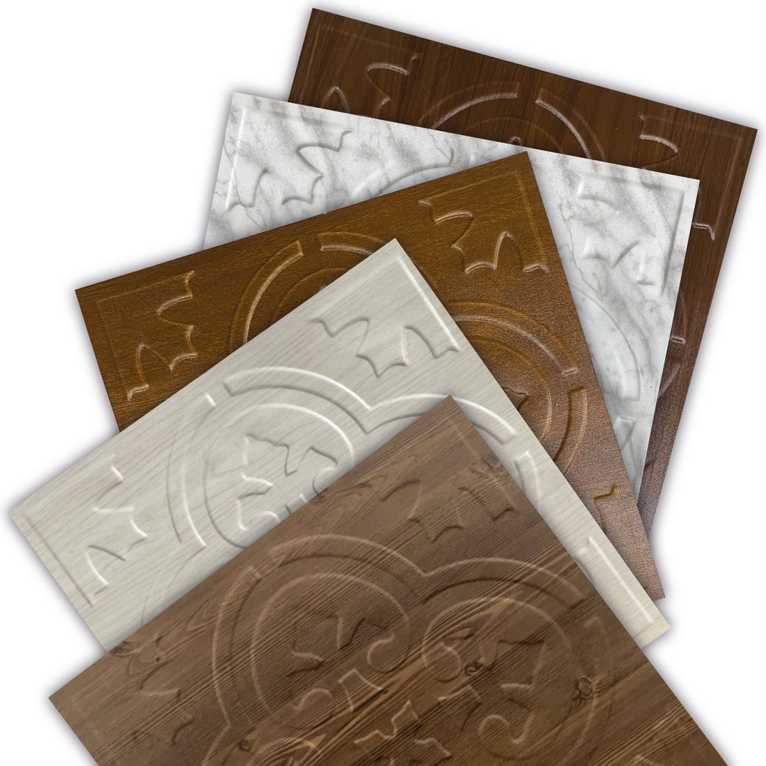 Tink 3 Boyutlu Duvar Paneli Kabartmalı Solo Desen Pvc  41x41 cm/ 6 Adet /1 m²