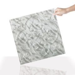 Tink 3 Boyutlu Duvar Paneli Kabartmalı Solo Desen Pvc  41x41 cm/ 6 Adet /1 m² Mermer Desenli