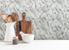 Tink 3 Boyutlu Duvar Paneli Kabartmalı Solo Desen Pvc  41x41 cm/ 6 Adet /1 m² Mermer Desenli