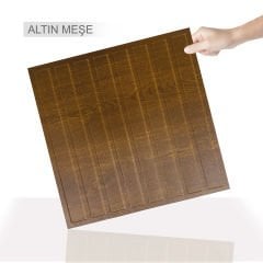 Tink 3 Boyutlu Duvar Paneli Kabartmalı Lambiri Desen Pvc 41x41 cm/ 6 Adet /1 m²