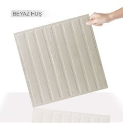 Tink 3D Embossed Panel Pattern PVC Wall Panel 41x41 cm / 6 Pieces / 1 m²