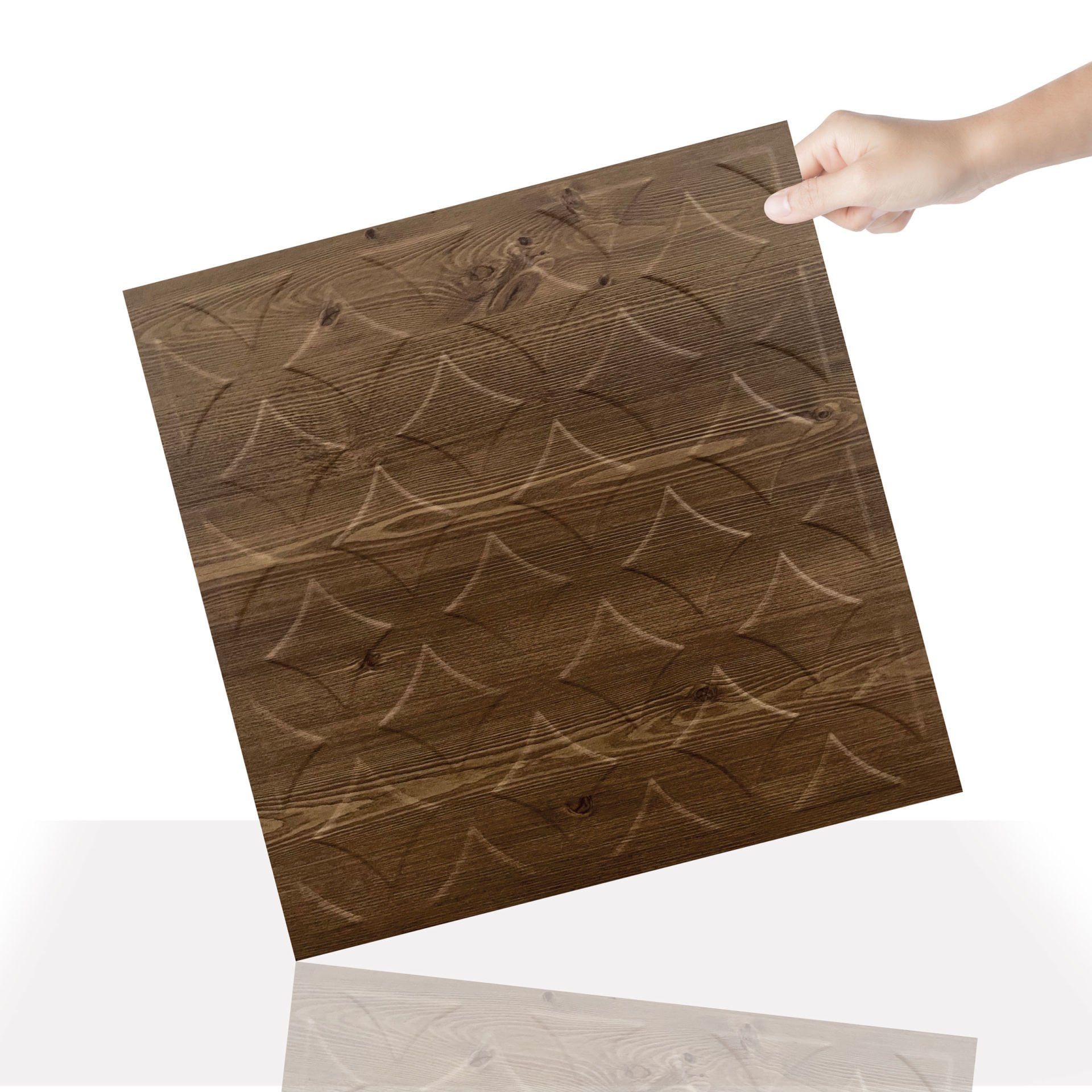 Tink 3D Duvar Paneli Kabartmalı Retro Desen Pvc 41x41 cm/ 6 Adet /1 m² Antik