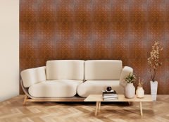 Tink 3D Duvar Paneli Kabartmalı Retro Desen Pvc 41x41 cm/ 6 Adet /1 m² Altın Meşe