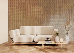 Tink 3D Duvar Paneli Kabartmalı Salon Desenli Pvc 41x41 cm/ 6 Adet /1 m² Antik