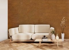 Tink 3D Duvar ve Zemin Paneli Kabartmalı Puantiye Desen Pvc 41x41 cm/ 6 Adet /1 m² Altın Meşe