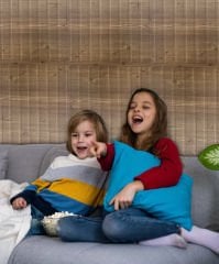 Tink 3 Boyutlu Duvar Paneli Kabartmalı Lambiri Desen Pvc 41x41 cm/ 6 Adet /1 m² Antik