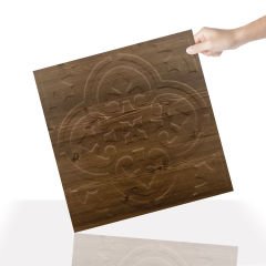 Tink 3 Boyutlu Duvar Paneli Kabartmalı Solo Desen Pvc  41x41 cm/ 6 Adet /1 m² Antik