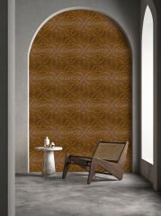 Tink 3 Boyutlu Duvar Paneli Kabartmalı Solo Desen Pvc  41x41 cm/ 6 Adet /1 m² Altın Meşe