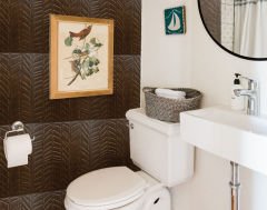 Tink 3 Boyutlu Duvar Paneli Kabartmalı Kılçık Desen Pvc 41x41 cm/ 6 Adet /1 m² Teak