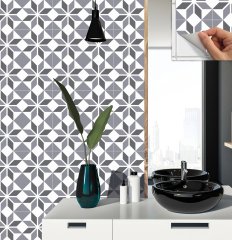 Tink Kendinden Yapışkanlı Pvc Kaplama Geometrik 028 Desenli 30x30 cm