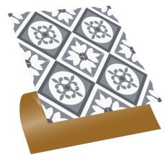Tink Self Adhesive PVC Coating Geometric 029 Patterned 30x30 cm