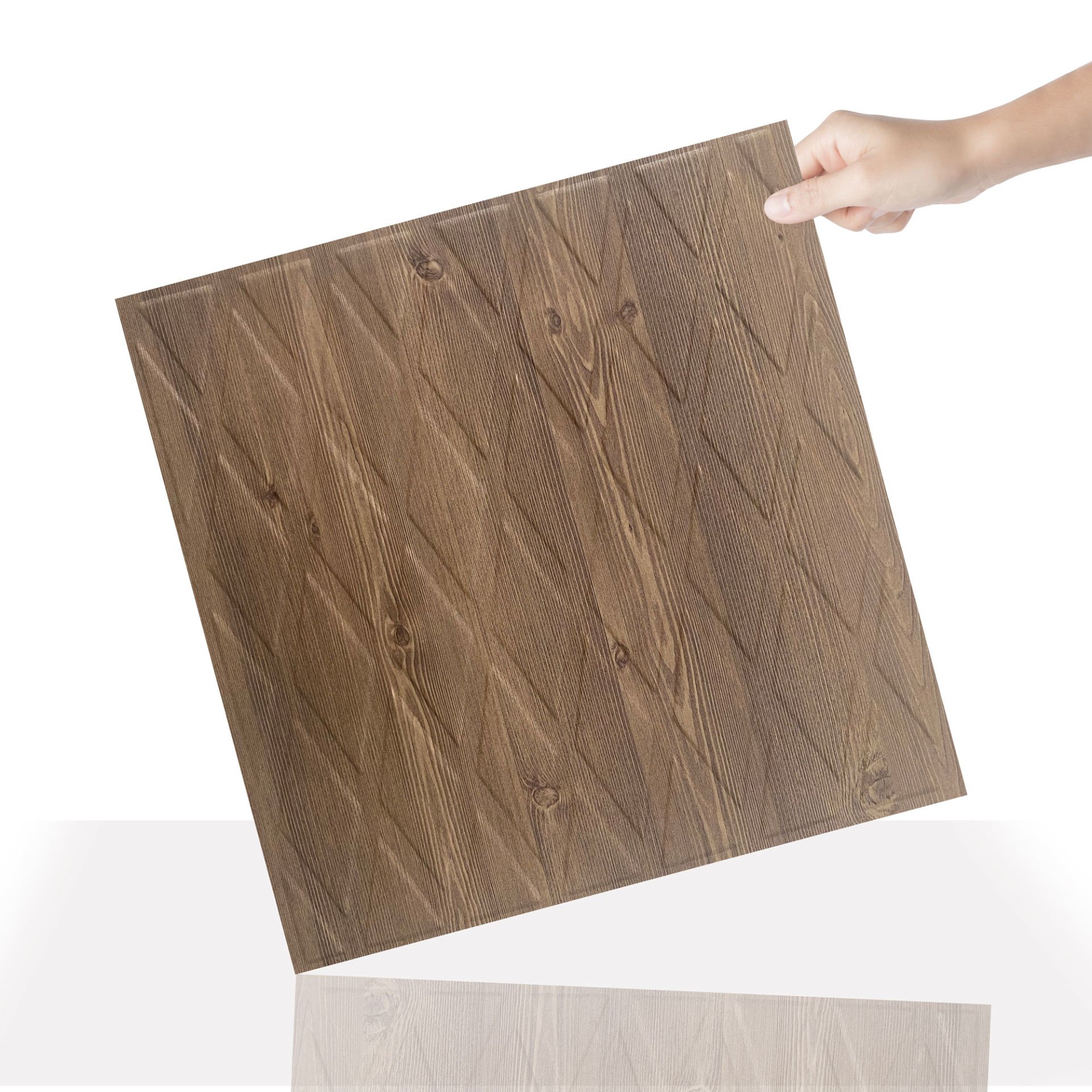 Tink 3D Duvar Paneli Kabartmalı Baklava Desen Pvc 41x41 cm/ 6 Adet /1 m² Antik