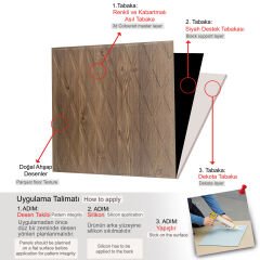 Tink 3D Duvar Paneli Kabartmalı Baklava Desen Pvc 41x41 cm/ 6 Adet /1 m² Antik