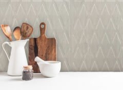 Tink 3D Duvar Paneli Kabartmalı Baklava Desen Pvc 41x41 cm/ 6 Adet /1 m² Beyaz Huş